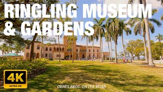 Sarasota Florida  Ringling Museum Of Art amp Gardens Walking Tour 4K [upl. by Aihtibat]