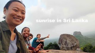 Watching the sunrise in Sri Lanka  Backpacking  Vlog world tour [upl. by Lilas]