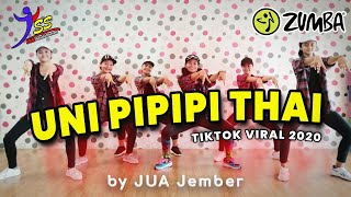 UNI PIPIPI THAI  Dj Tiktok Viral  Zumba  Choreo by Zin JUAJember [upl. by Corydon]