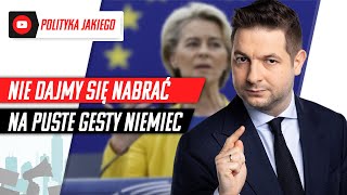 Nie dajmy się nabrać na tanie gesty Niemiec [upl. by Htnamas]