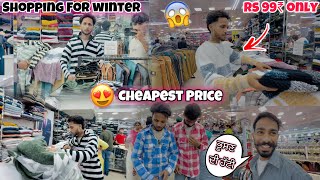 SHOPPING FOR WINTER😍  Cheapest Price Clothes😱  Shopping Vlog 2024 🔥💯 [upl. by Ardnwahsal]