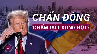 Câu nói ngắn của ông Trump về chấm dứt các cuộc xung đột gây chấn động thế giới  VTC Now [upl. by Ciapas374]