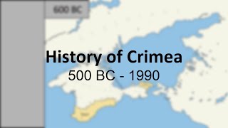 History of Crimea and Sea of Azov Every Year 500 BC – 1990 [upl. by Nicole12]