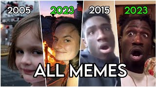 All recreated memes in one video  Then vs Now [upl. by Dlarrej]