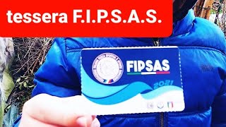 Tessera FIPSAS fipsas licenzadipesca tesseramento [upl. by Introk]