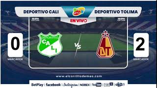 DEPORTIVO CALI VS TOLIMA ELCORRILLODEMAO NOVIEMBRE 29 DE 2023 [upl. by Eugen]