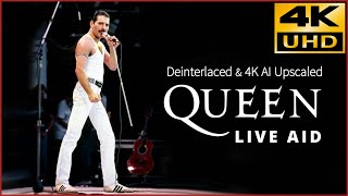 Live Aid Queen 1985 4K amp HQ Sound [upl. by Dunham780]