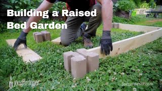 How to Build a Inexpensive and Simple Raised Bed Garden or Planter Box [upl. by Lillian]