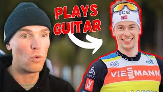 Biathlete Reacts to Sturla Holm Lægreids New Vlog [upl. by Ronyam992]