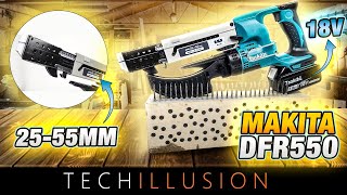 🔥HOW GOOD is THE COMPACT Cordless AutoFeedScrewdriver DFR550Z XRF02Z by MAKITA😱 Review Test [upl. by Ynafit]