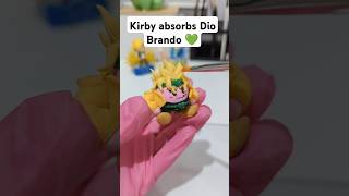 Kirby obtains a stand 😈🌎 jjba diobrando kirby polymerclay anime [upl. by Adnihc256]