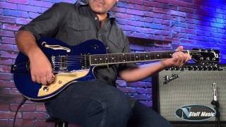 Duesenberg Starplayer TV  Blue Sparkle  N Stuff Music [upl. by Fidelas676]