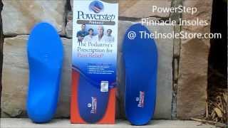 Powerstep Pinnacle Insoles amp Orthotics Review  TheInsoleStorecom [upl. by Damales]