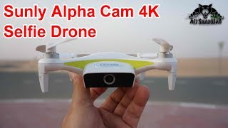 Alpha Cam 4K Selfie Drone Outdoor Flight Testing [upl. by Enalahs]