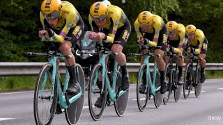 JumboVisma Dominates Tour de France Team Time Trial [upl. by Elacim723]