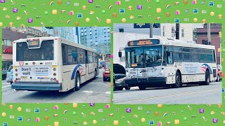 NJ Transit 10 JERSEY CITY JOURNAL SQUARE VIA PAMRAPO AVENUE NABI 41615 6033 [upl. by Lav]