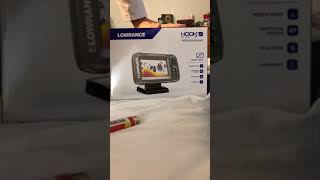 Unboxing the Lowrance Hook 2 4x GPS Bullet with my Benchmade custom Reptilian 551 Knife [upl. by Geof967]