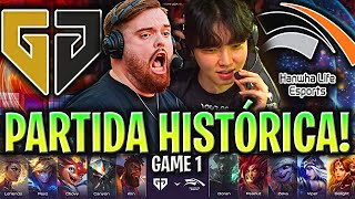 IBAI CASTEA LA GRAN FINAL DE LA LCK MUY ÉPICO  GEN vs HLE Game 1 FINAL LCK SUMMER 2024 [upl. by Terrance]