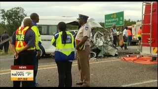 Limpopo minibus taxi and bakkie accident claimed 13 lives [upl. by Rheba]