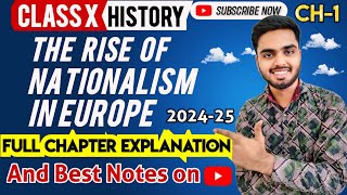 Class 10 History Chapter 1  The Rise of Nationalism in Europe  One Shot🎯  202425  Sahil Sagar [upl. by Symon]