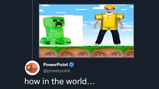 I Made Minecraft in Powerpoint [upl. by Ahtennek]