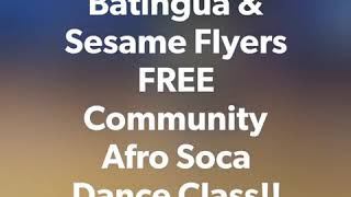 Batingua Arts amp Sesame Flyers Dance Class [upl. by Halonna314]