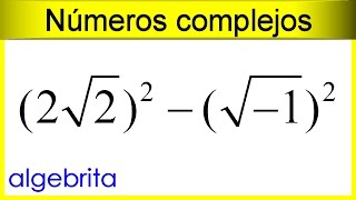 Forma rectangular a  bi de los números complejos 327 [upl. by Werna]