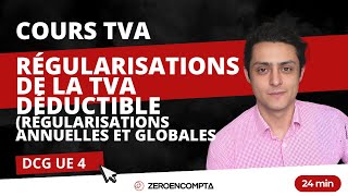 DCG UE 4 TVA  La régularisation de la TVA  régularisations annuelles et globales [upl. by Drusi]