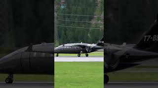 Most Bizarre Aircraft Design Piaggio P180 Avanti EVO Takeoff at Engadin [upl. by Werner582]