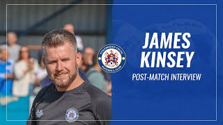 James Kinsey on a battling win over Wythenshawe Town [upl. by Ullund391]