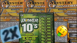 2X WIN Mystery Crosswords amp Power 10’s [upl. by Ynaittirb670]