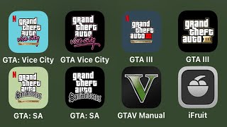 GTA Mobile iPadGTA Vice City Definitive EditionGTA 3Grand Theft Auto San AndreasGTA V Manual [upl. by Reamonn352]