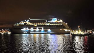 Kreuzfahrtschiff „Sirena“  Erstanlauf in RostockWarnemünde  Maiden Call [upl. by Anegue]