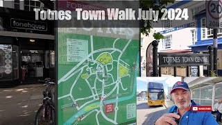 Totnes Town Walk July 2024 [upl. by Kostman28]