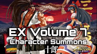 The King Of Fighters All Stars  EX Vol 7 Character Summons  EX Haohmaru amp Nakoruru Part 1 KOFAS [upl. by Saqaw]