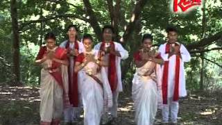 Saraswati Mahabhage  Bangla Devotional Song  Bengali Songs 2014  Official Video [upl. by Warwick]