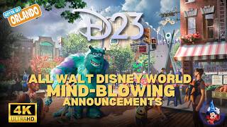 D23 Walt Disney World MindBlowing Announcements 2024 [upl. by Ube]