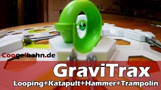 GraviTrax Kugelbahn 🔥 LOOPING GaussKanone Hammerschlag Katapult TRAMPOLIN  coogelbahnde [upl. by Jeanie]