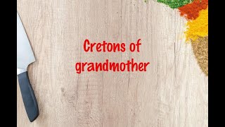 How to cook  Cretons of grandmother [upl. by Jeffy]