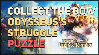 Collect the Bow Odysseuss Struggle Immortals Fenyx Rising Puzzle [upl. by Salaidh]