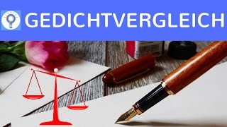 Gedichtvergleich  Vergleich amp Interpretation von Gedichten  Zusammenfassung  Lyrik [upl. by Morra]