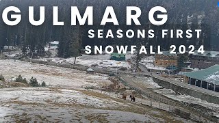 Gulmarg November 2024 first snowfall of the Season  Kashmir November 2024 Winter Magic [upl. by Cullen37]