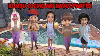 ESMA HAVUZ BAŞINDA KOMŞU ÇOCUKLARIYLA PARTİ YAPTI ‼️ [upl. by Jerome894]