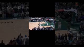 Cavs vs Bucks wild ending 👑🔥 [upl. by Enyar733]