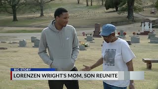 Lorenzen Wright’s mom son reunite after neardecade [upl. by Suu]