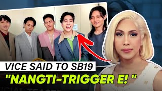 SB19 Triggered Vice Ganda  quotGrabe din kasi tong SB19 equot [upl. by Ajet]