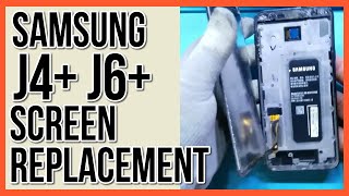 👉SAMSUNG J4 J6 FULL SCREEN REPLACEMENT J415J610 [upl. by Ambrosius]