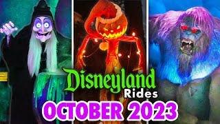 Disneyland Rides  October 2023 POVs 4K 60FPS [upl. by Nola110]