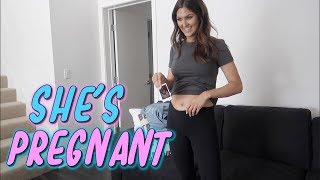 Pregnancy Reaction Video  Bratayley [upl. by Ecienaj815]