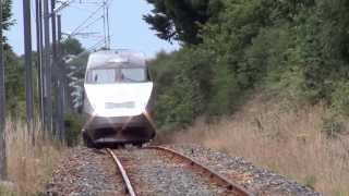 TGV Atl vers voie Brest Paris [upl. by Ellened]